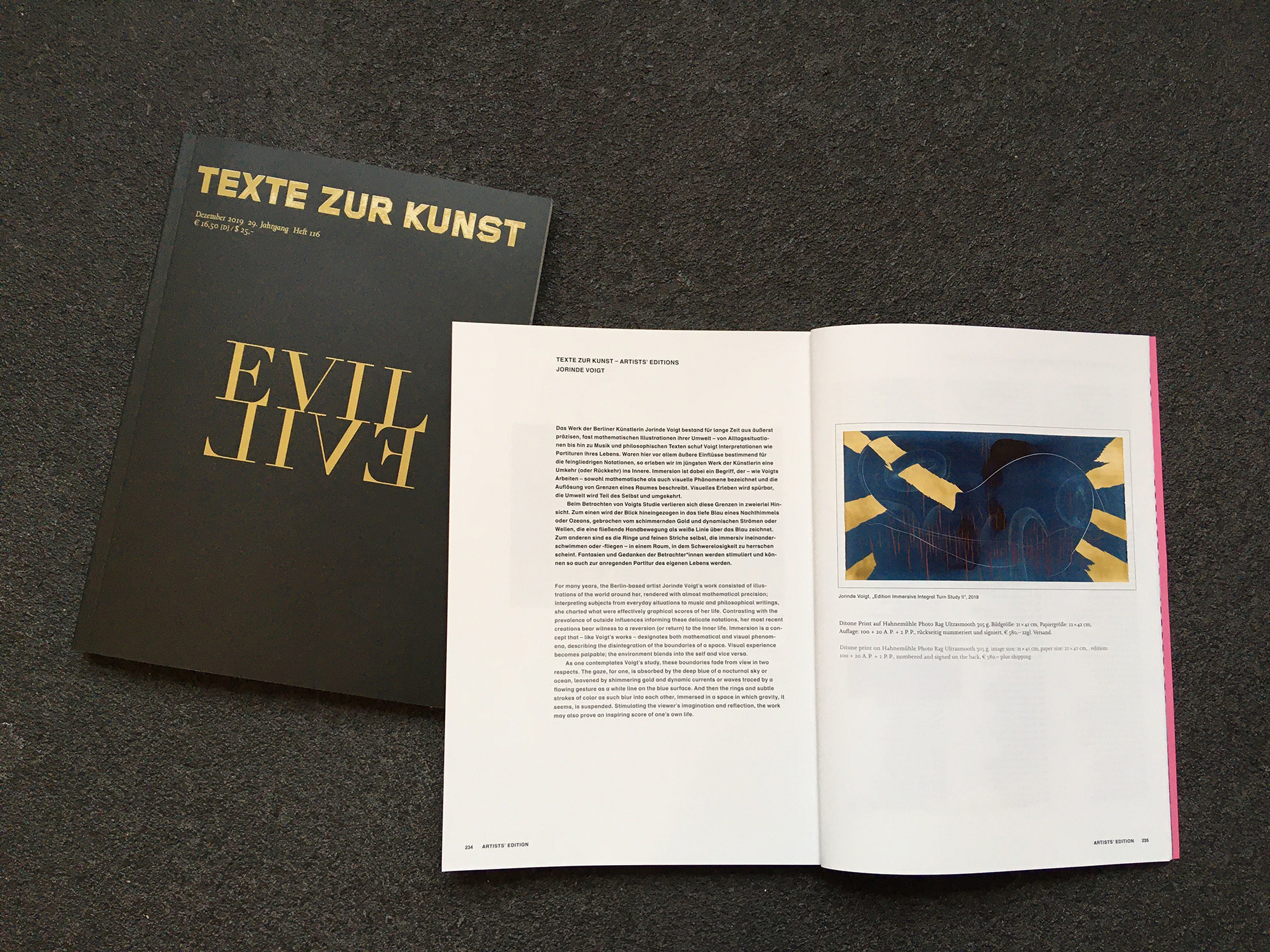 Press Photo Texte zur Kunst