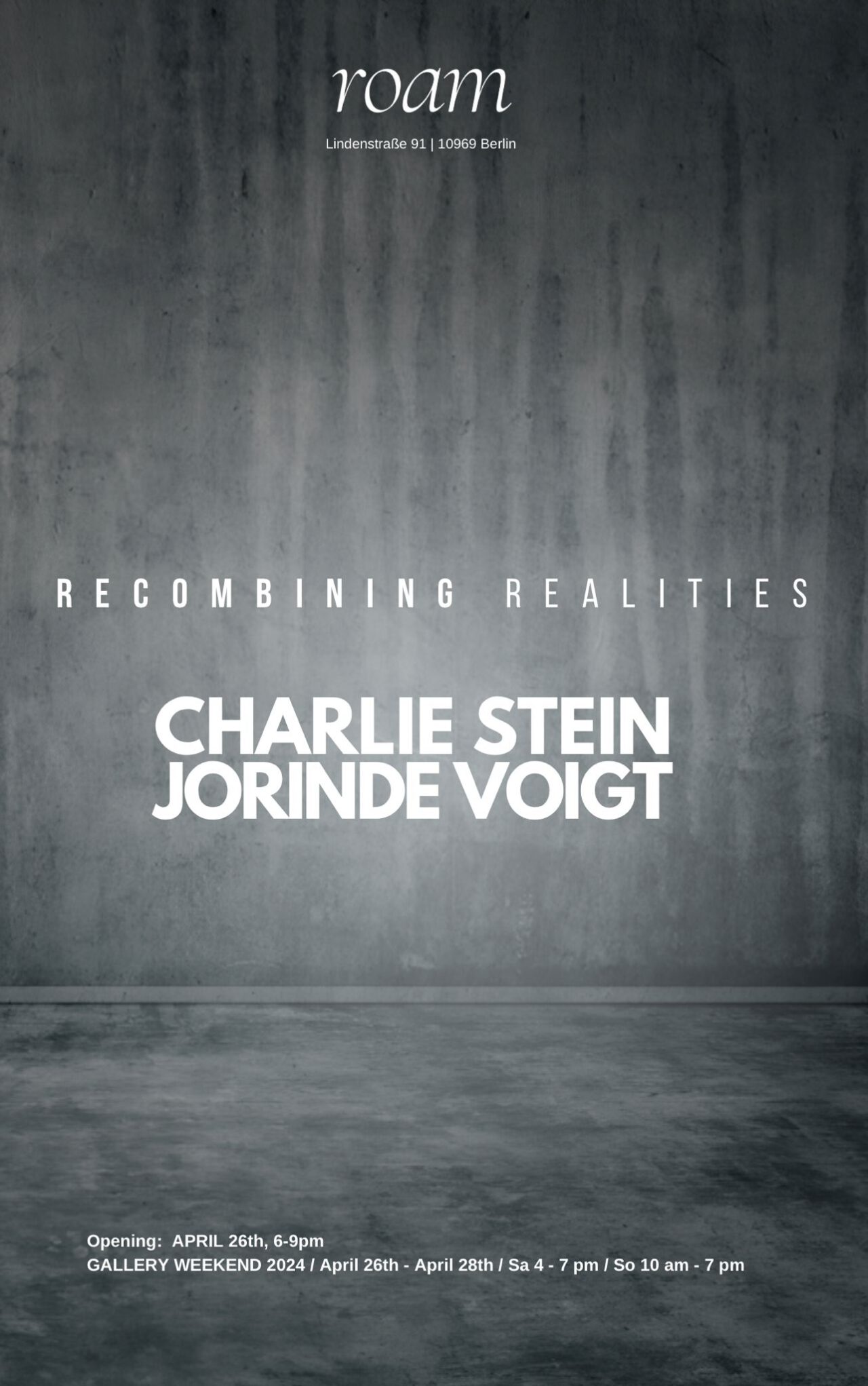 Jorinde Voigt - roam, Berlin
