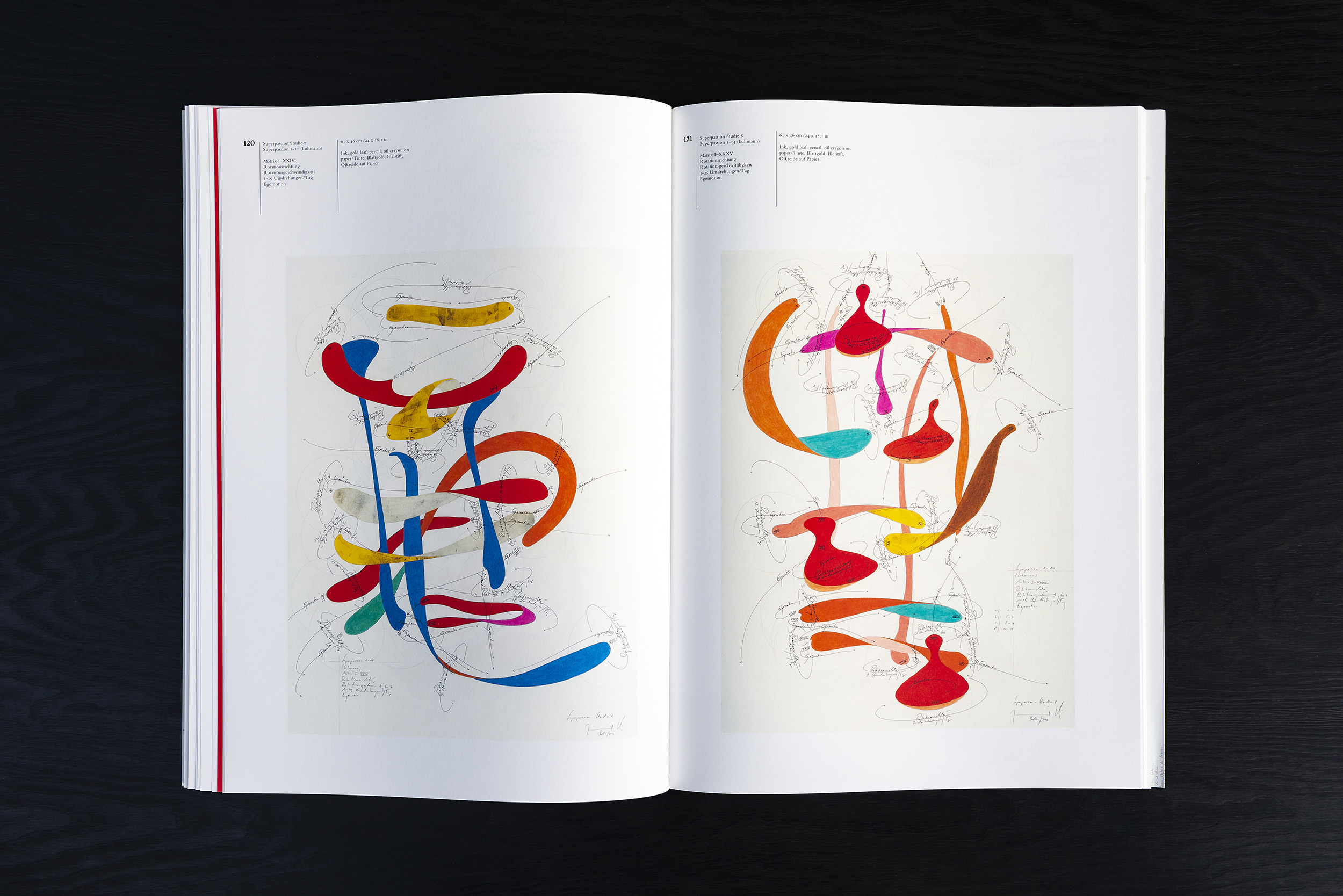 2014 Jorinde Voigt – Codification of Intimacy, Works on Niklas Luhmann, Liebe als Passion, Catalog on the occasion of the same entitled exhibition at David Nolan Gallery, New York, Editor: David Nolan, Text: Lisa Sintermann, Jorinde Voigt, Language: English, German, total pages: 184, Publishing: Revolver Publishing, ISBN 978-3-95763-100-8, Price: €55,00. inside 3