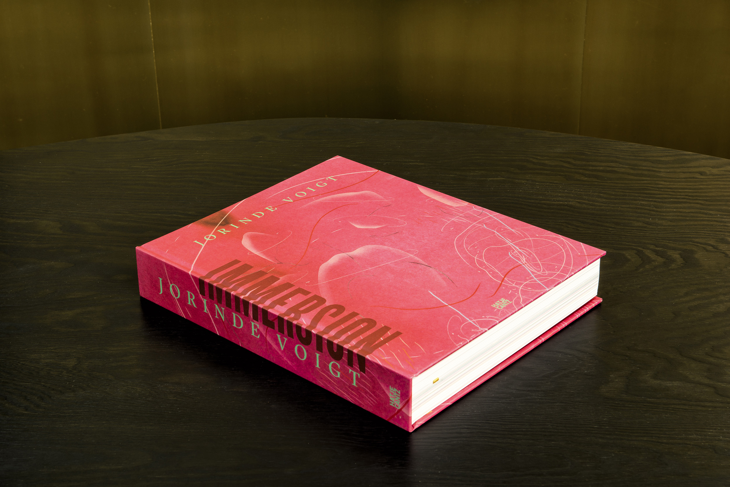 Jorinde Voigt – Immersion, Catalog on the occasion of the exhibition Jorinde Voigt. Universal Turn at Horst-Janssen-Museum, Oldenburg, Editor: Jorinde Voigt, Language: English, German, total pages: 416, Publishing: Hatje Cantz, ISBN 978-3-7757-4524-6, Price: €52,00. cover