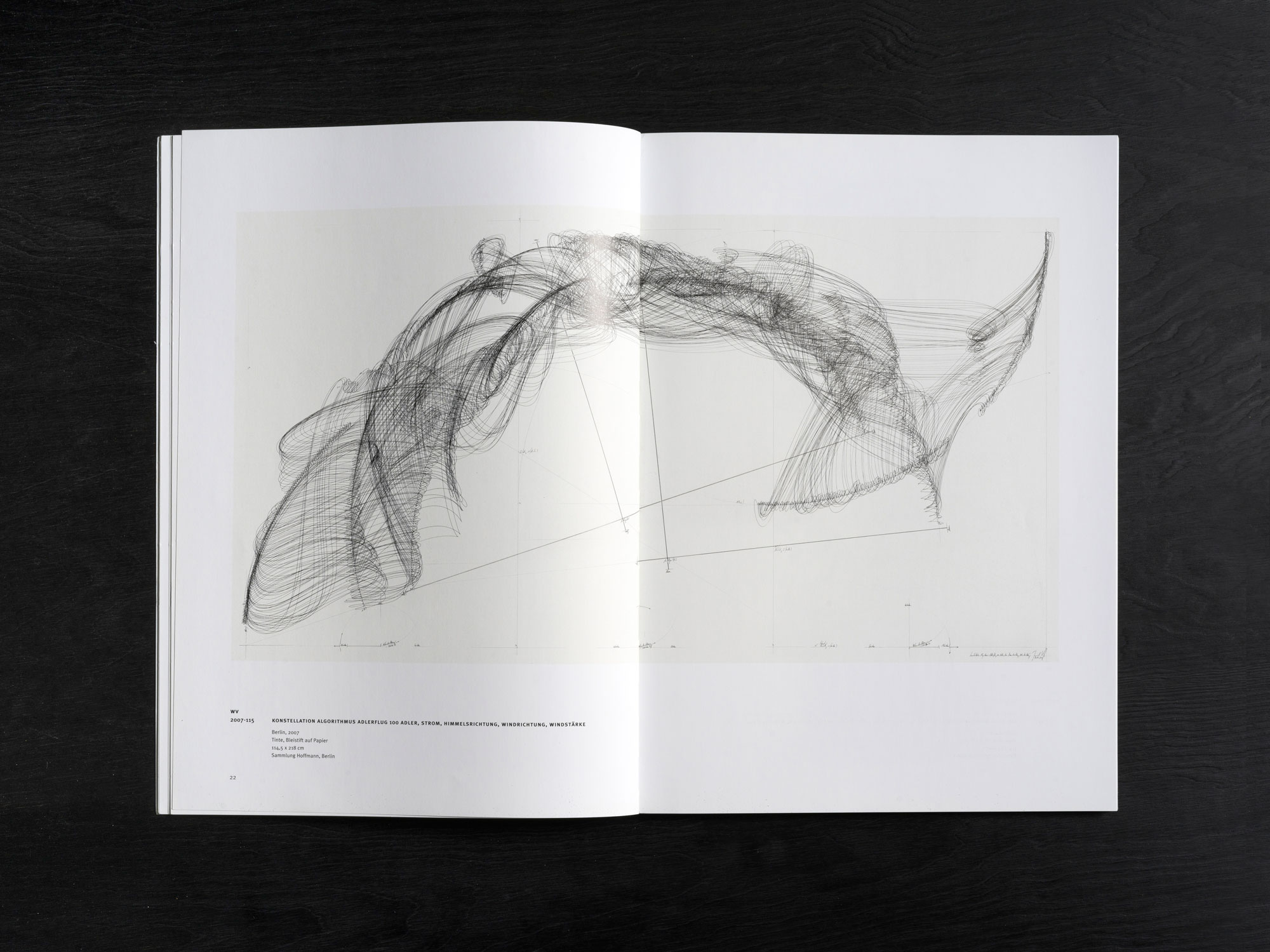 Jorinde Voigt – Nexus, Catalog on the occasion of the exhibition Jorinde Voigt at Von der Heydt Museum, Wuppertal, Editor: Julia Klüser, Text: Andreas Schalhorn, Lisa Sintermann, Language: English, German, total pages: 144, Publishing: Hatje Cantz, ISBN: 978-3-7757-2823-2, Price: €35,00