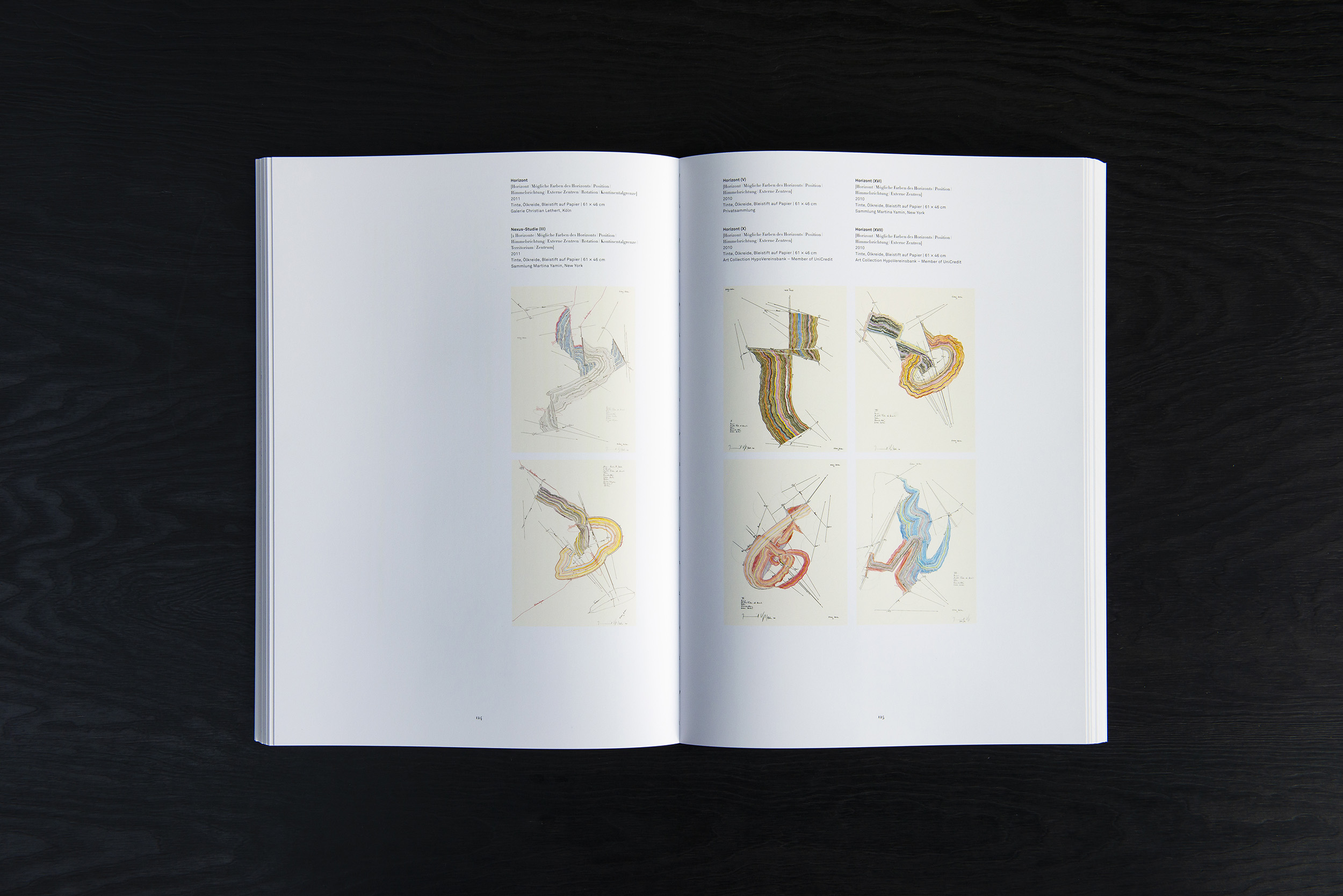Jorinde Voigt – Now, Catalog on the occasion of the same entitled exhibition at Kunsthalle Krems, Austria, Editor: Julia Klüser und Hans-Peter Wipplinger, Text: Stephanie Damianitsch, Astrit Schmidt-Burkhardt, Language: English, German, total pages: 272, Publishing: Verlag der Buchhandlung Walther König, ISBN 978-3-901261-64-0, Price: €29,00. inside 1