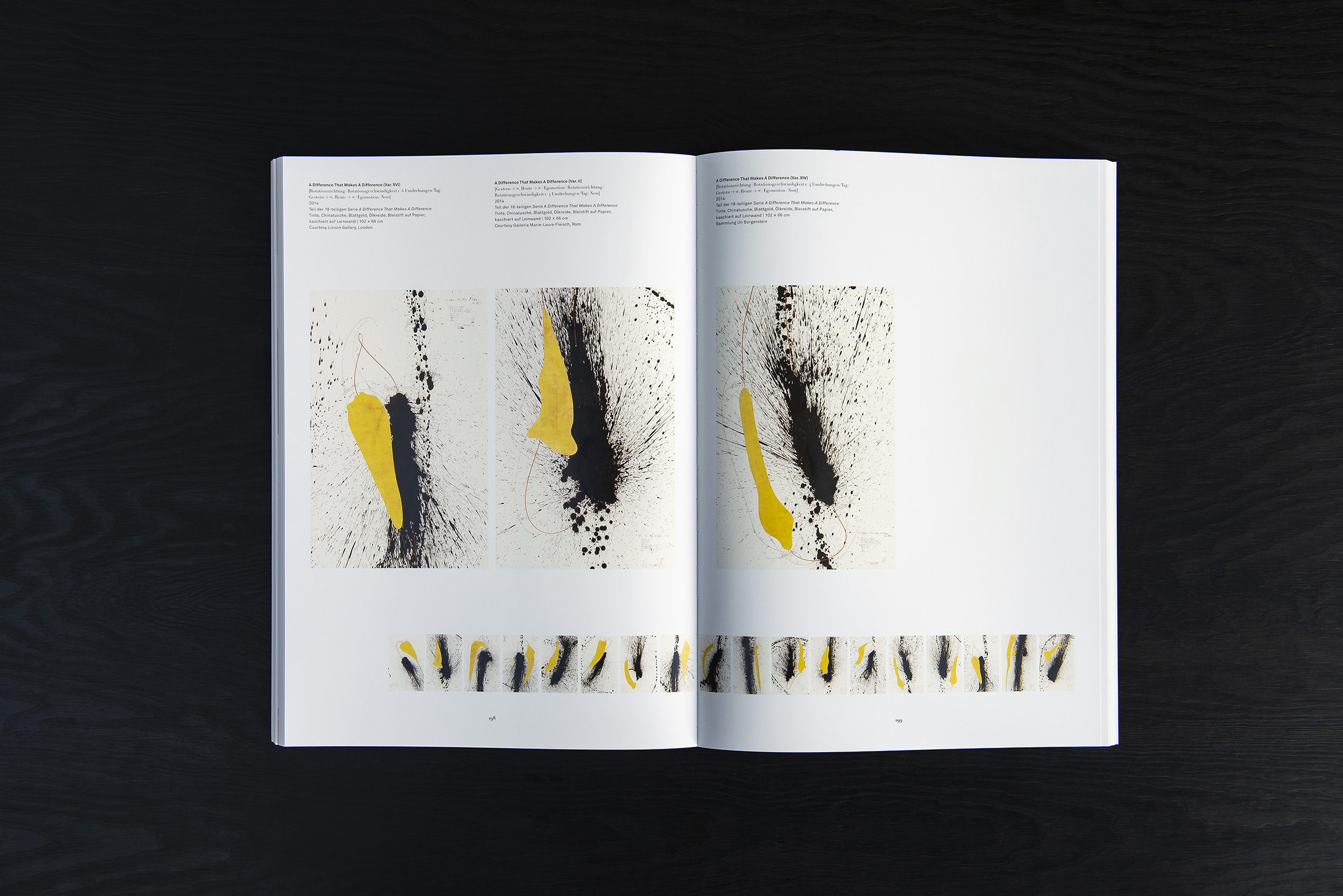 Jorinde Voigt – Now, Catalog on the occasion of the same entitled exhibition at Kunsthalle Krems, Austria, Editor: Julia Klüser und Hans-Peter Wipplinger, Text: Stephanie Damianitsch, Astrit Schmidt-Burkhardt, Language: English, German, total pages: 272, Publishing: Verlag der Buchhandlung Walther König, ISBN 978-3-901261-64-0, Price: €29,00. inside 6