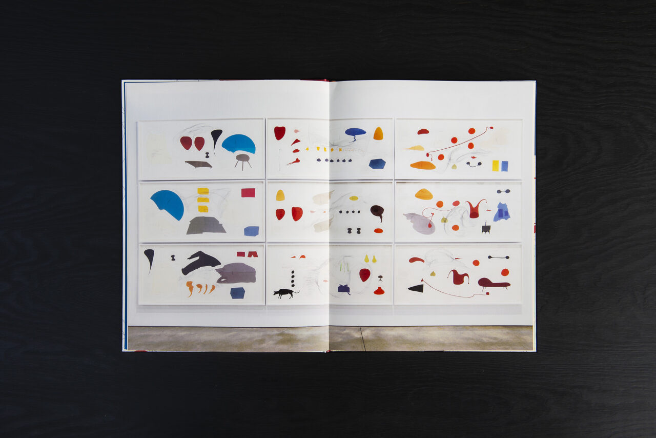 2012 Jorinde Voigt – Piece for Words and Views, Catalog on the occasion of the same entitled exhibition at David Nolan Gallery, New York, Editor: David Nolan, Text: John Yau, Jorinde Voigt, Language: English, German, total pages: 80, Publishing: Hatje Cantz, ISBN 978-3-7757-3473-8, Price: €39,80. inside 1