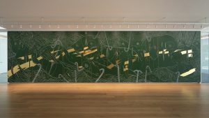 Installation view of The Vertical (2019) by Jorinde Voigt in the Menil Drawing Institute. The Menil Collection, Houston. Photo: Paul Hester Jorinde Voigt, "The Vertical" 28.09.2019 - 30.09.2020 Menil Drawing Institute. The Menil Collection, Houston; Texas, USA